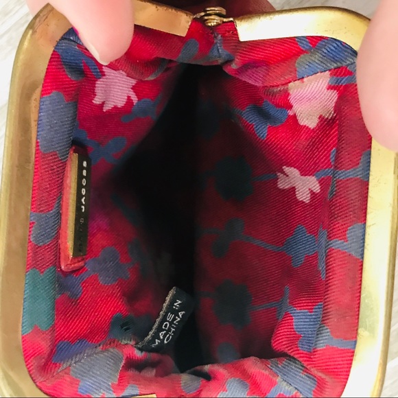 Marc Jacobs Red Leather Change Purse - Picture 4 of 6